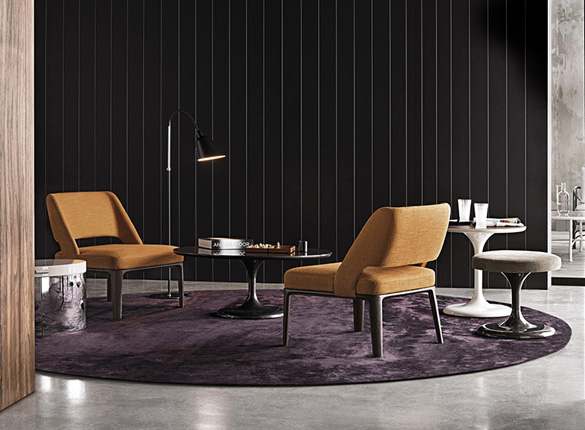 Dibbets Round Rug